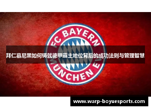 拜仁慕尼黑如何铸就德甲霸主地位背后的成功法则与管理智慧